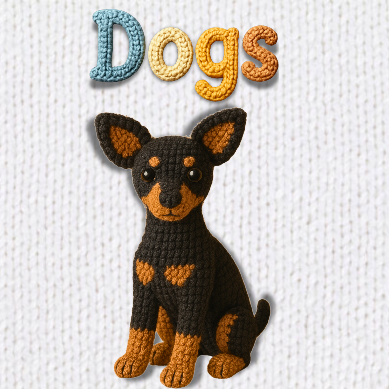 Yarnible Dog T-Shirts – Crochet-Style Canine Portraits