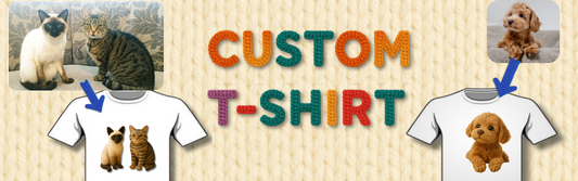 Turn Your Pet Photo into a Custom Yarnible T-Shirt!
